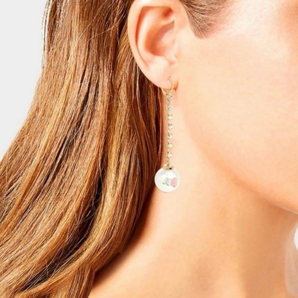 Betsey Johnson Mis-matched Nutcracker Linear Ball Earrings - Picture 5 of 7